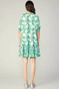 Online Abstract Motif Mini Dress Women Mini Dresses