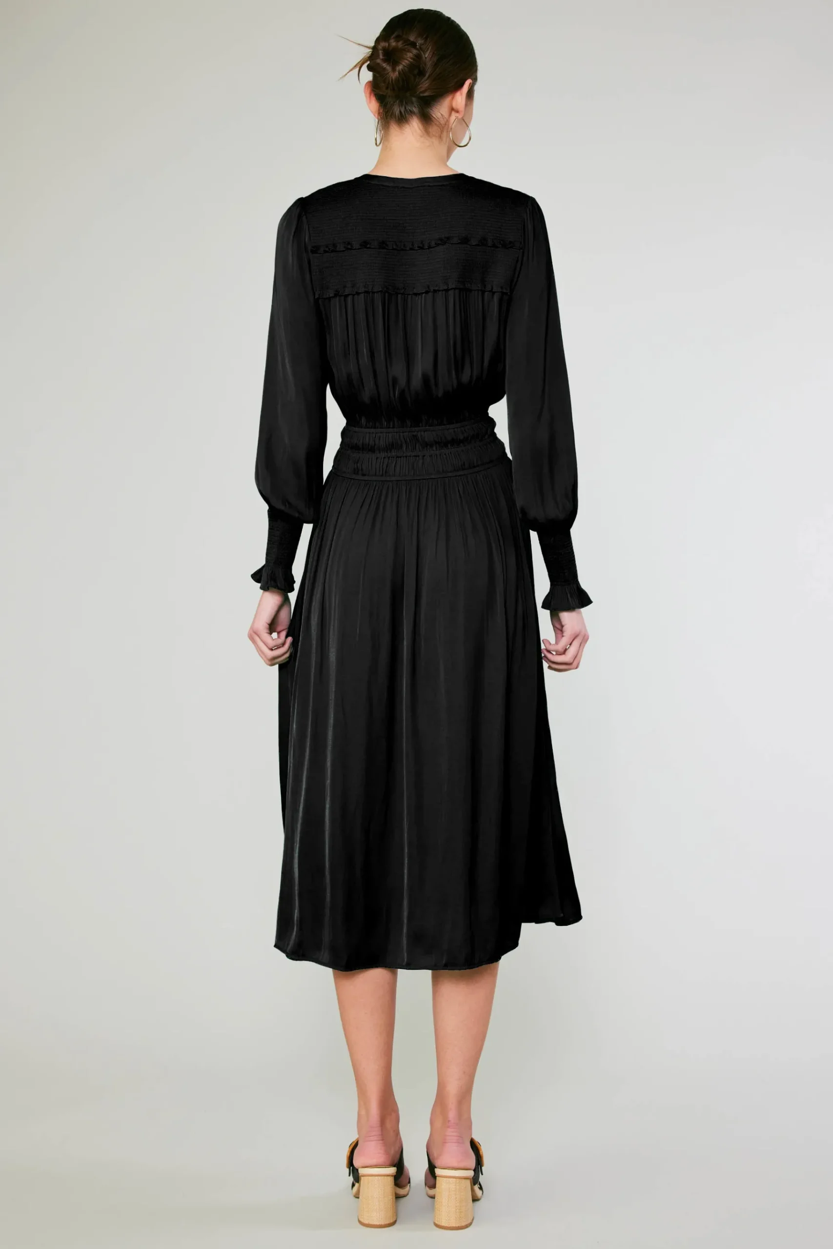 Sale Aida Smocked Midi Dress Women Midi Dresses