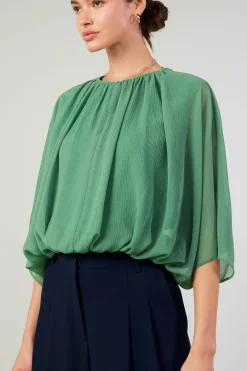 Online Alessia Dolman Sleeved Blouse Women Long Sleeve Tops