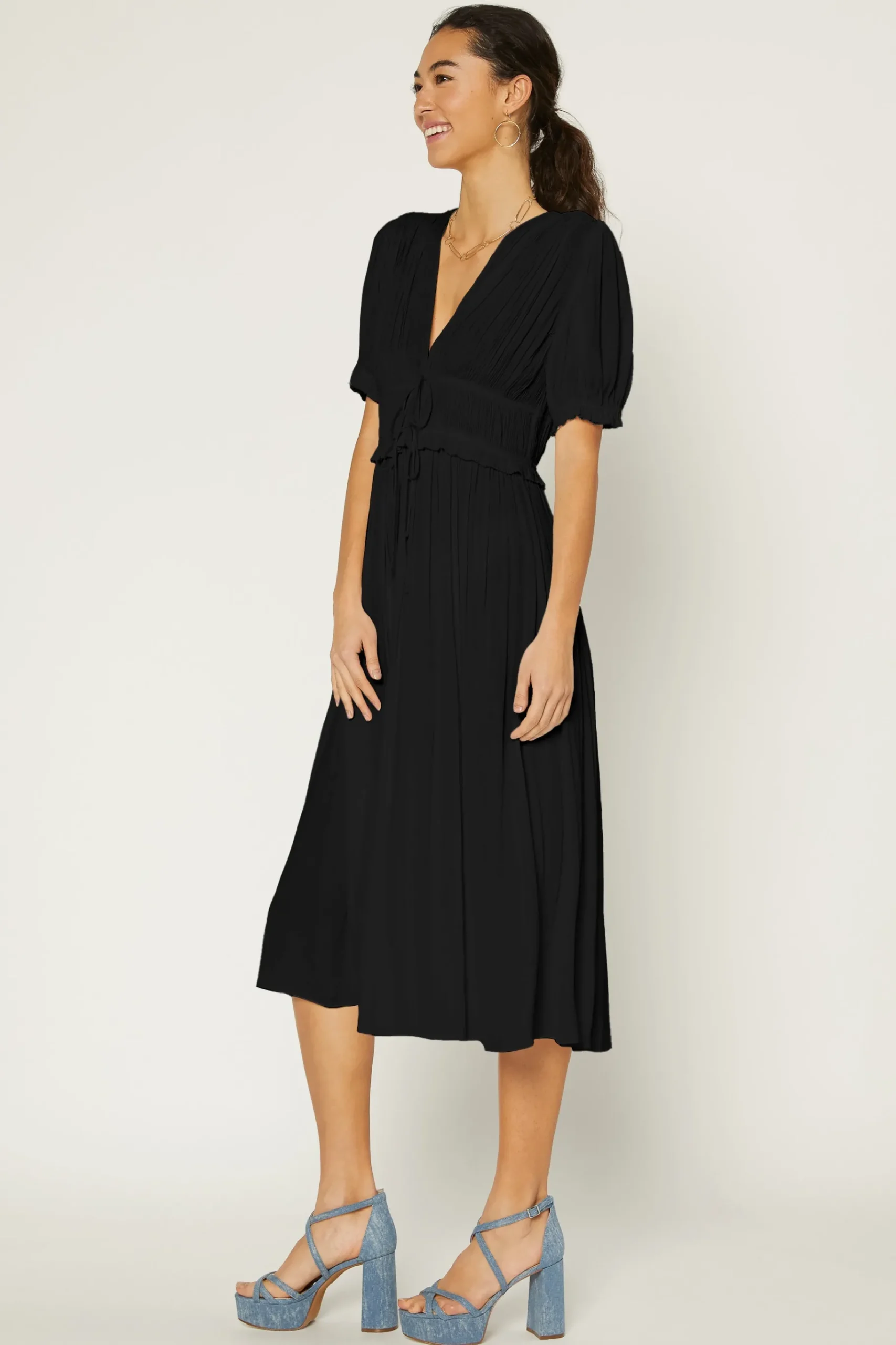 Best Amelia Pleated Maxi Dress Women Maxi Dresses