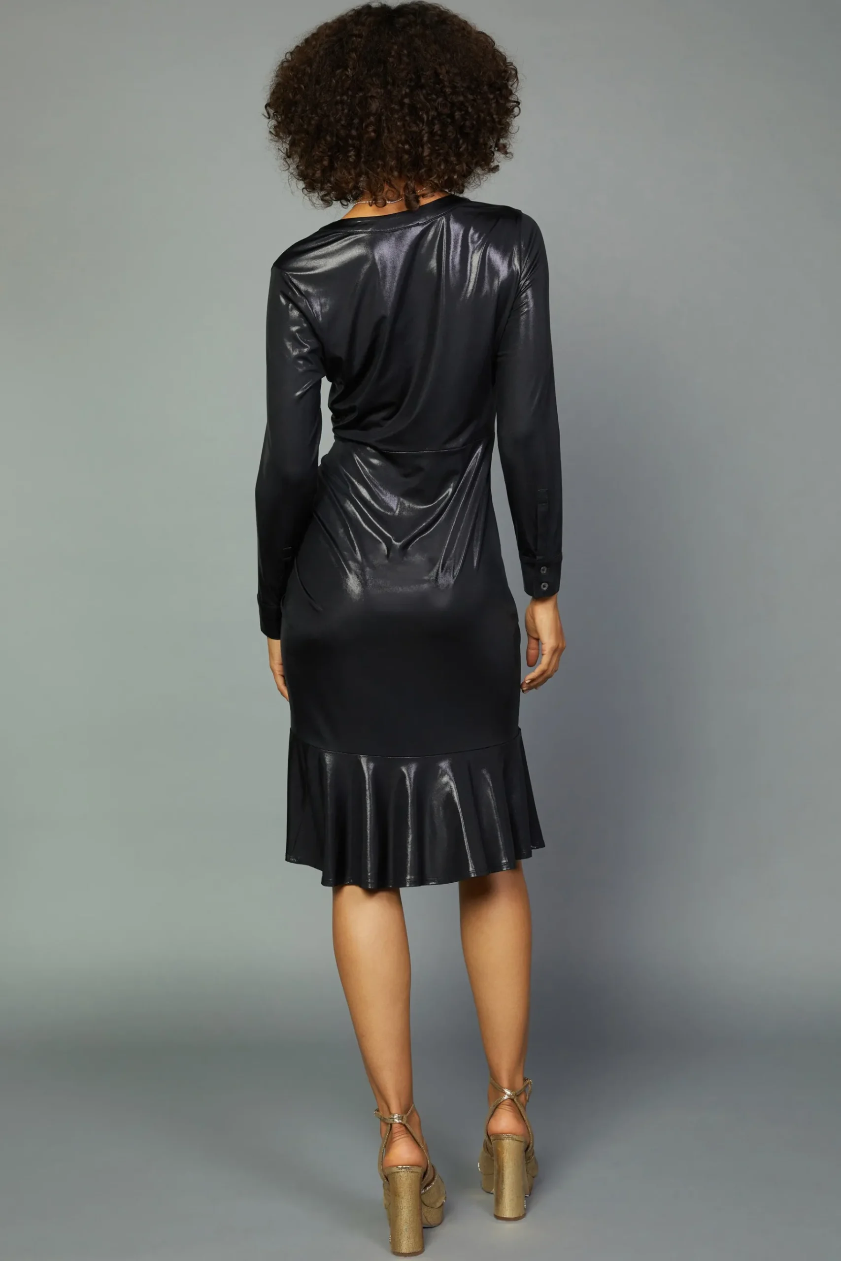 Discount Asymmetrical Button Dress Women Mini Dresses