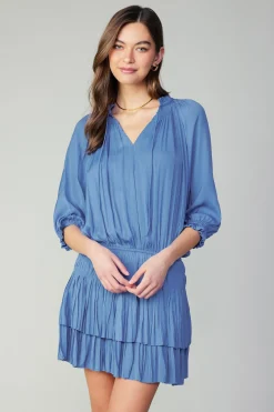 Outlet Aurelie Pleated Mini Dress Women Mini Dresses