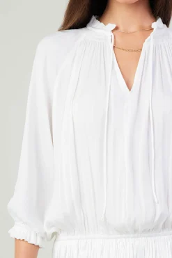 Hot Aurelie Pleated Mini Dress Women Mini Dresses