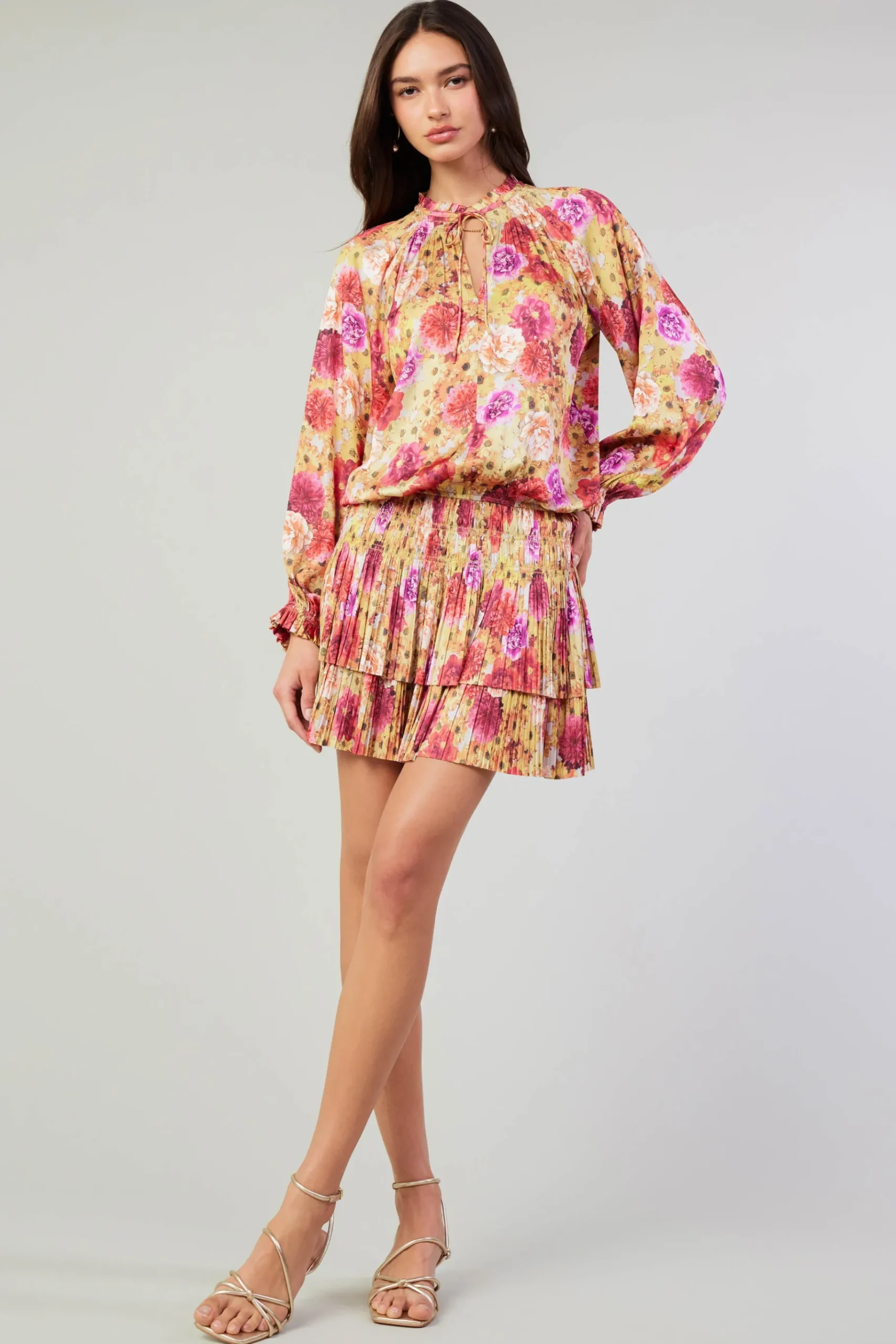 Outlet Aurelie Rose Mini Dress Women Mini Dresses
