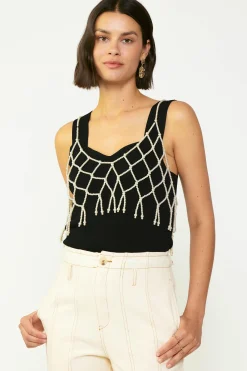 Discount Beaded Pearl Cami Women Accessories | Sleeveless Tops