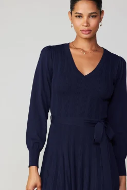 Online Belted Knit Mini Dress Women Knitwear | Mini Dresses