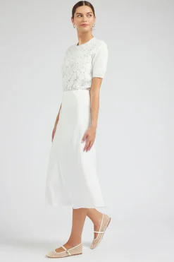 Sale Bias Midi Skirt Women Skirts