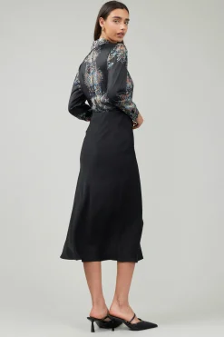 Best Bias Midi Skirt Women Skirts
