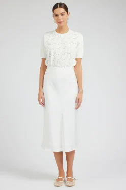 Sale Bias Midi Skirt Women Skirts