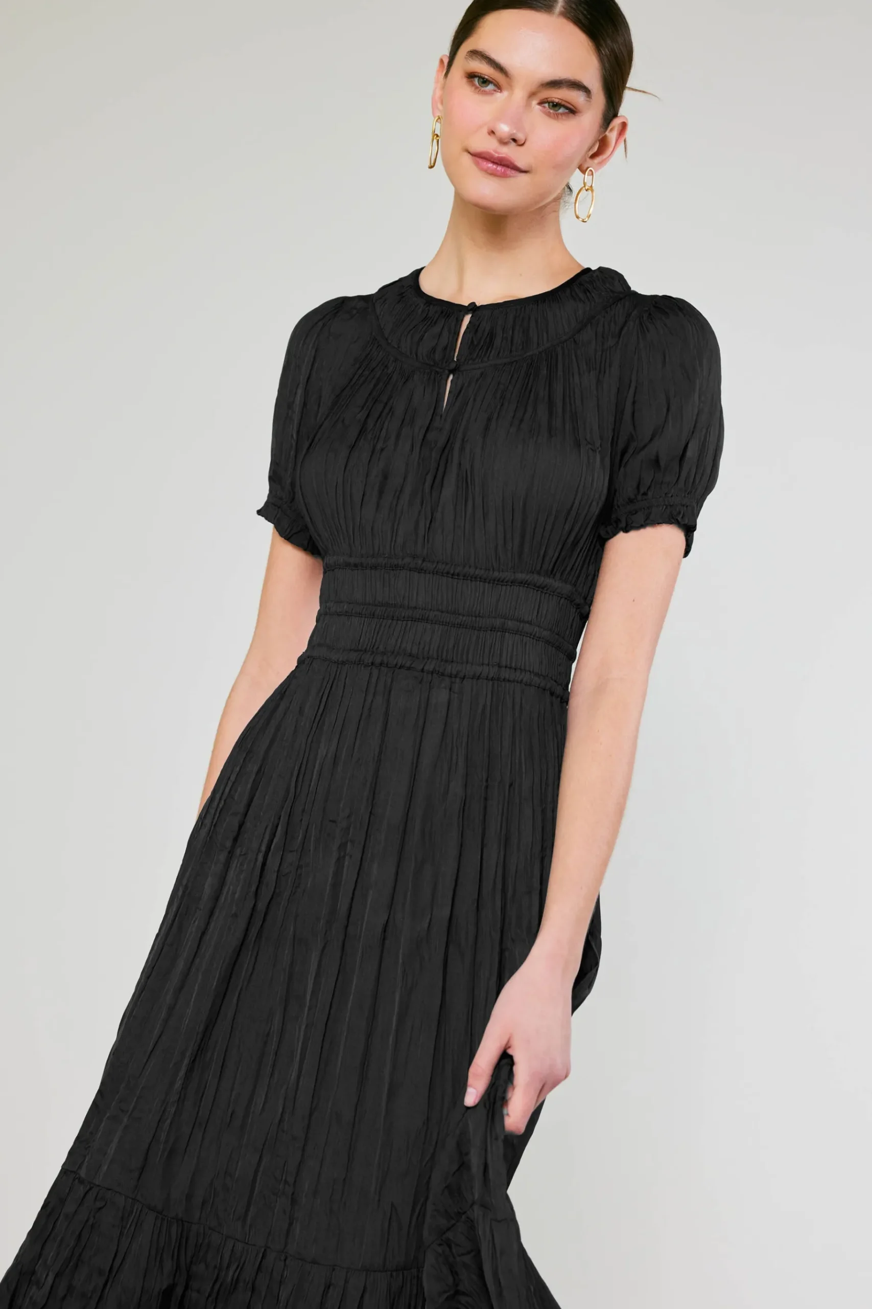 Outlet Brooklyn Pleated Midi Dress Women Midi Dresses