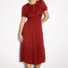 Outlet Brooklyn Pleated Midi Dress Women Midi Dresses
