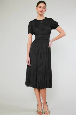 Outlet Brooklyn Pleated Midi Dress Women Midi Dresses