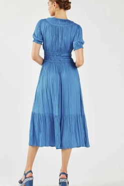 Best Brooklyn Pleated Midi Dress Women Midi Dresses