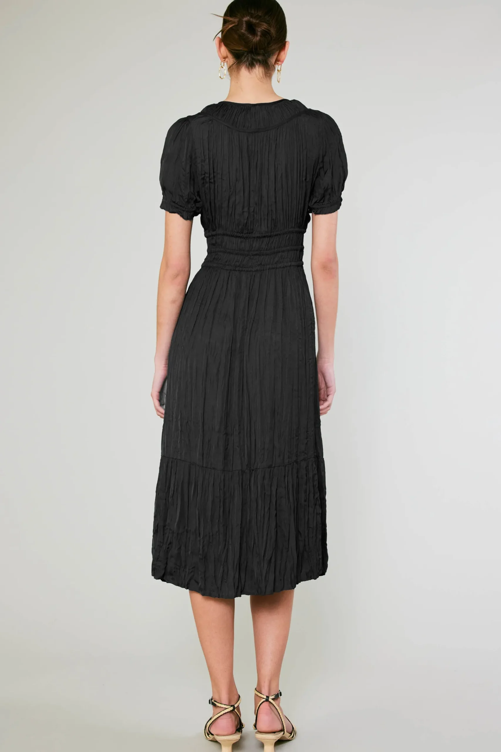 Outlet Brooklyn Pleated Midi Dress Women Midi Dresses
