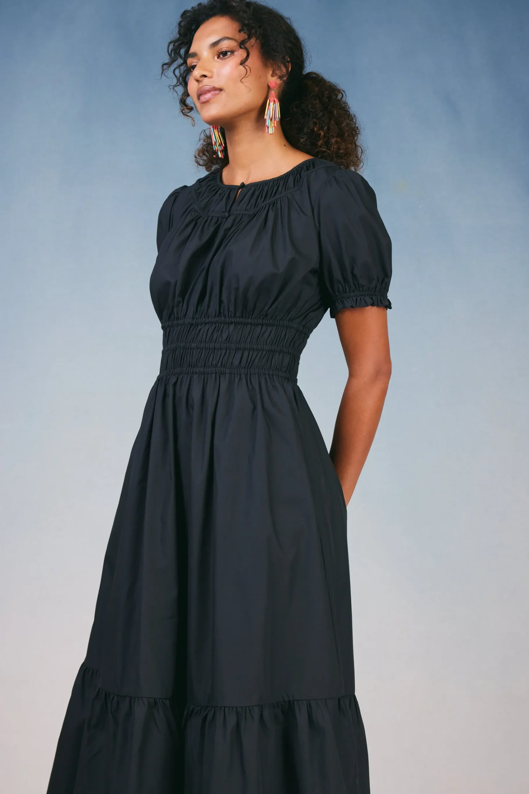 Clearance Brooklyn Poplin Midi Dress Women Midi Dresses