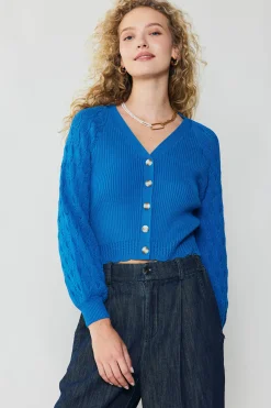 Hot Button Cardigan Women Cardigans | Long Sleeve Tops