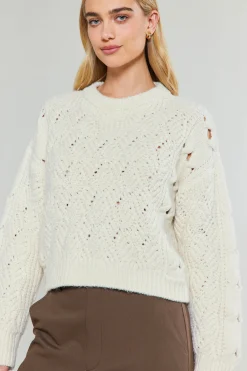 Online Cable Knit Sweater Women Knitwear | Sweaters