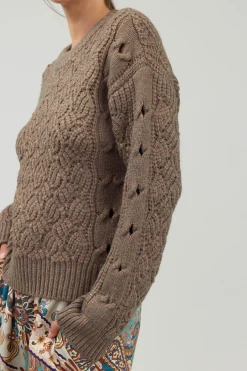New Cable Knit Sweater Women Knitwear | Sweaters