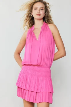 Discount Cara Pleated Mini Dress Women Mini Dresses