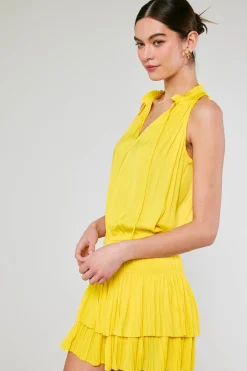 Fashion Cara Pleated Mini Dress Women Mini Dresses