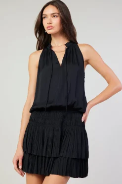 Online Cara Sleeveless Pleated Mini Dress Women Mini Dresses