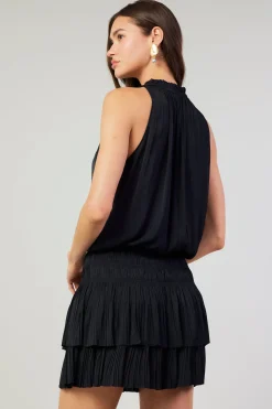 Online Cara Sleeveless Pleated Mini Dress Women Mini Dresses