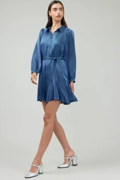 Fashion Carmel Lustrous Mini Dress Women Mini Dresses