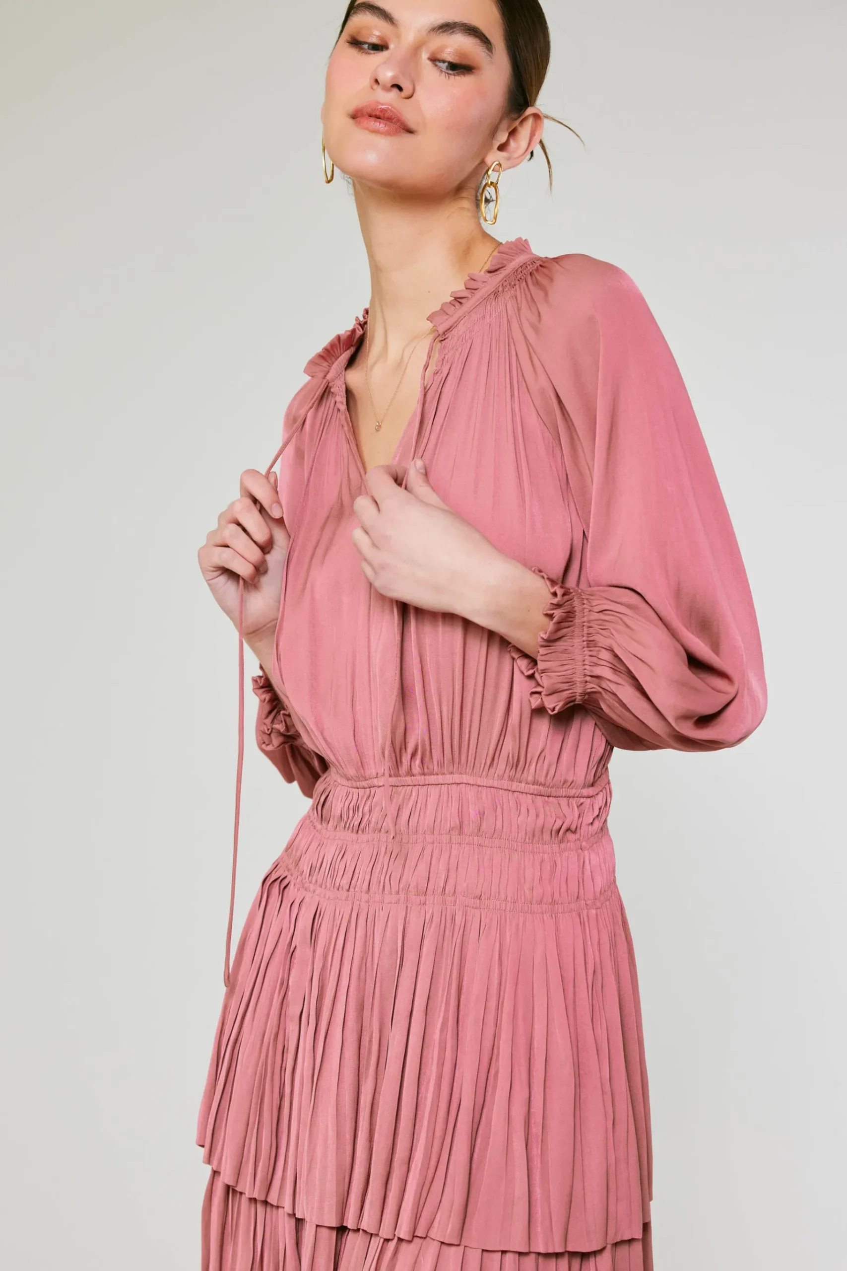 Outlet Cecile Smocked Mini Dress Women Mini Dresses