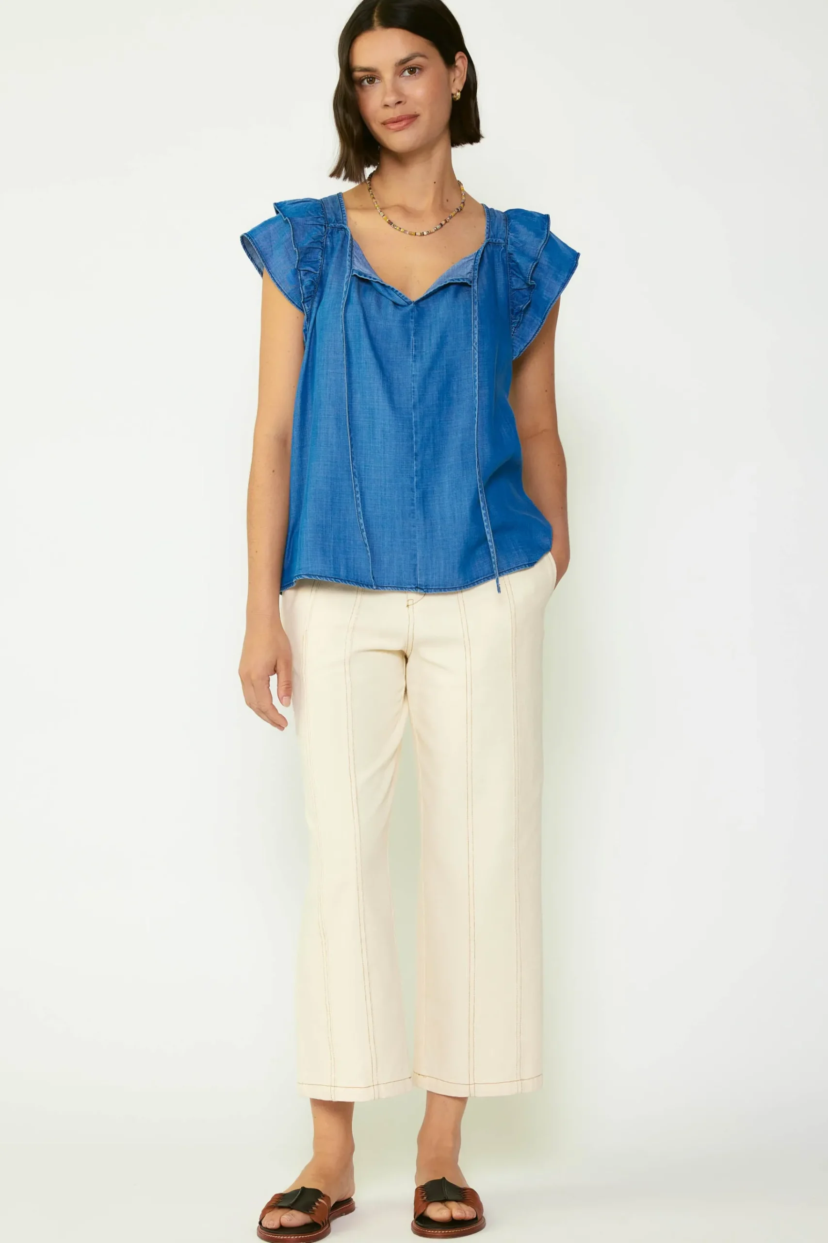 Discount Back Cutout Top Women Sleeveless Tops | Short Sleeve Tops
