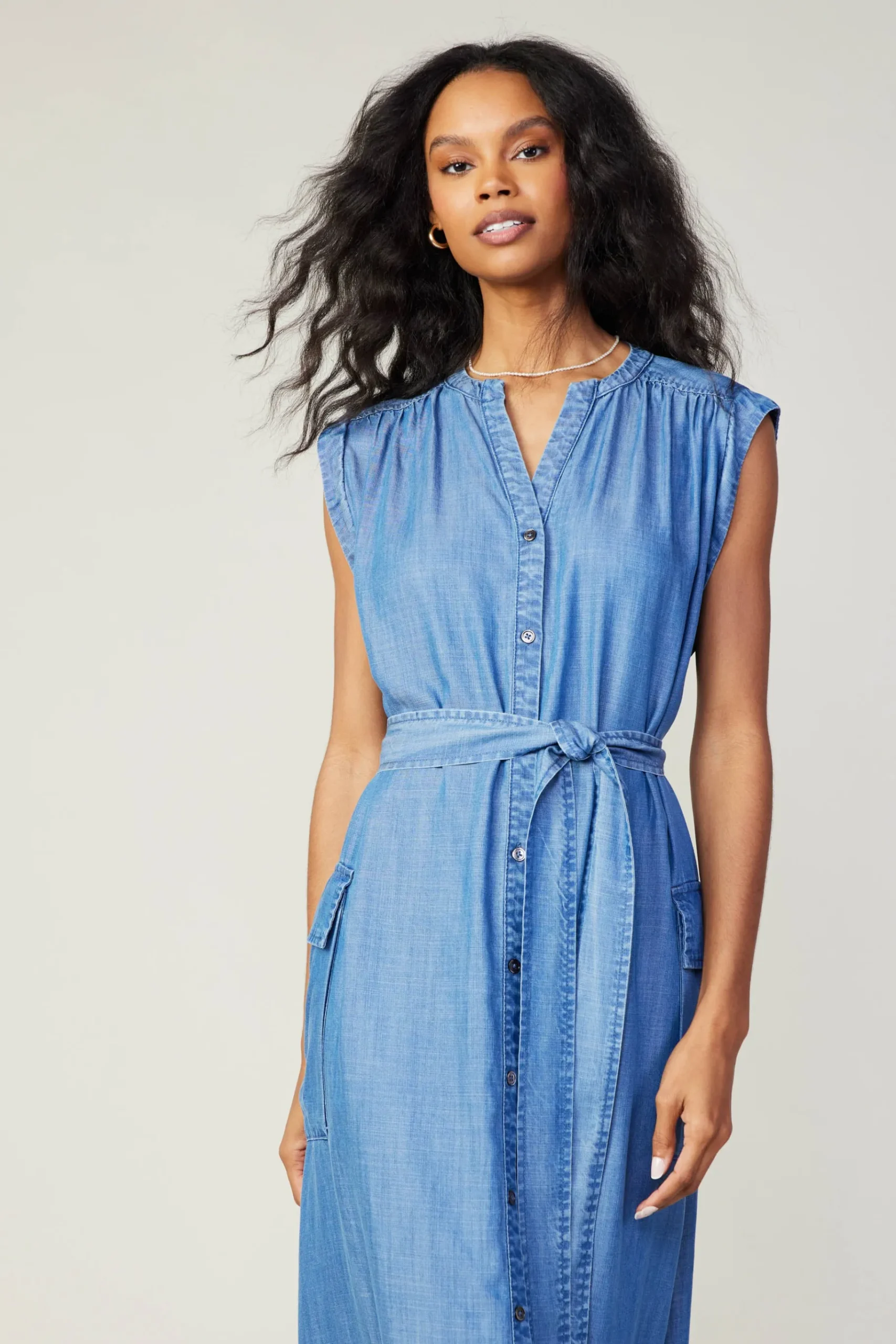 Best Buttondown Shirt Dress Women Midi Dresses