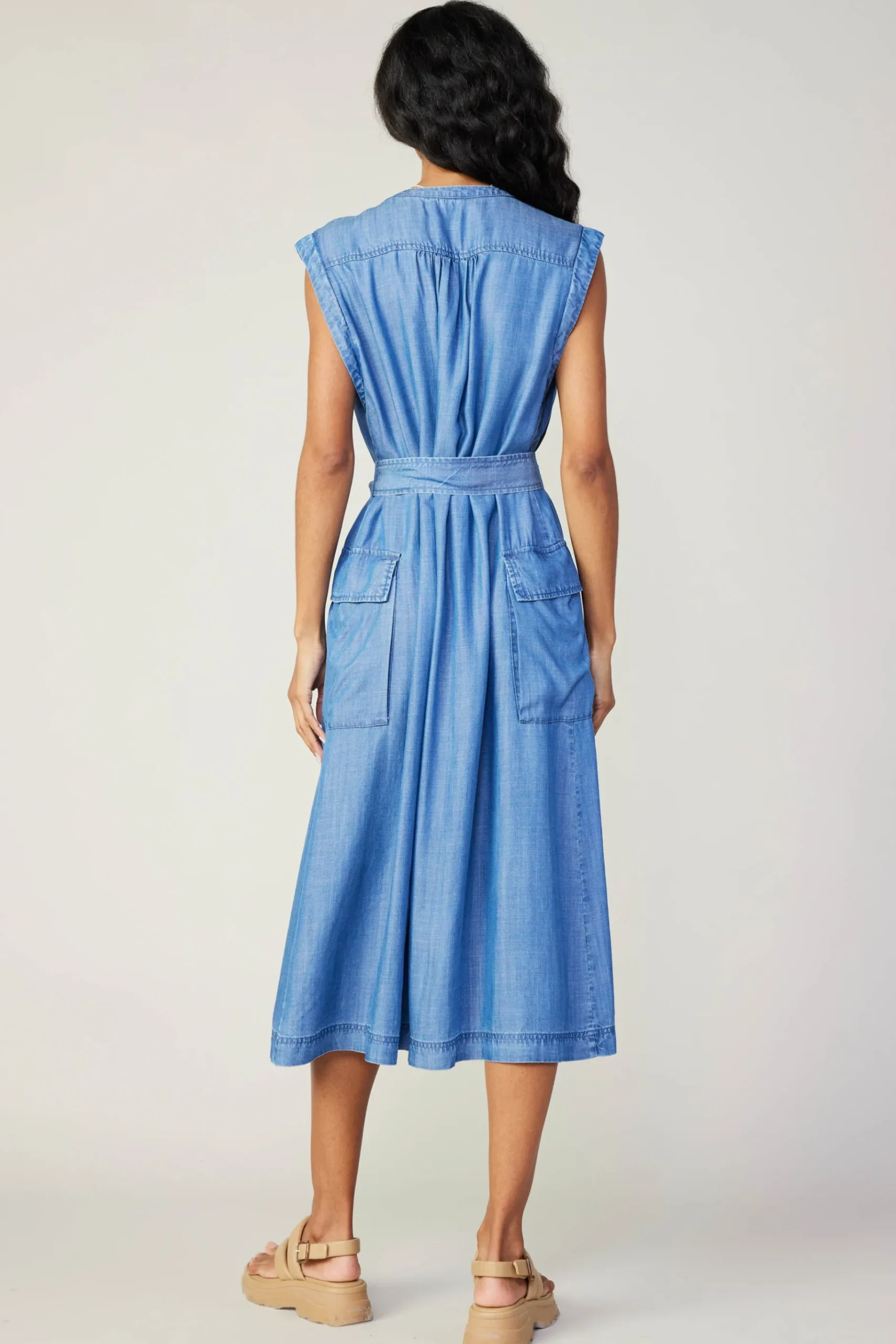 Best Buttondown Shirt Dress Women Midi Dresses