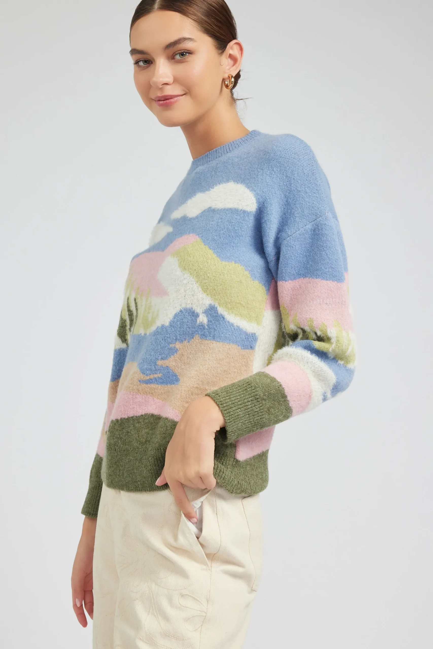 Clearance Cloudy Meadows Sweater Women Knitwear | Sweaters