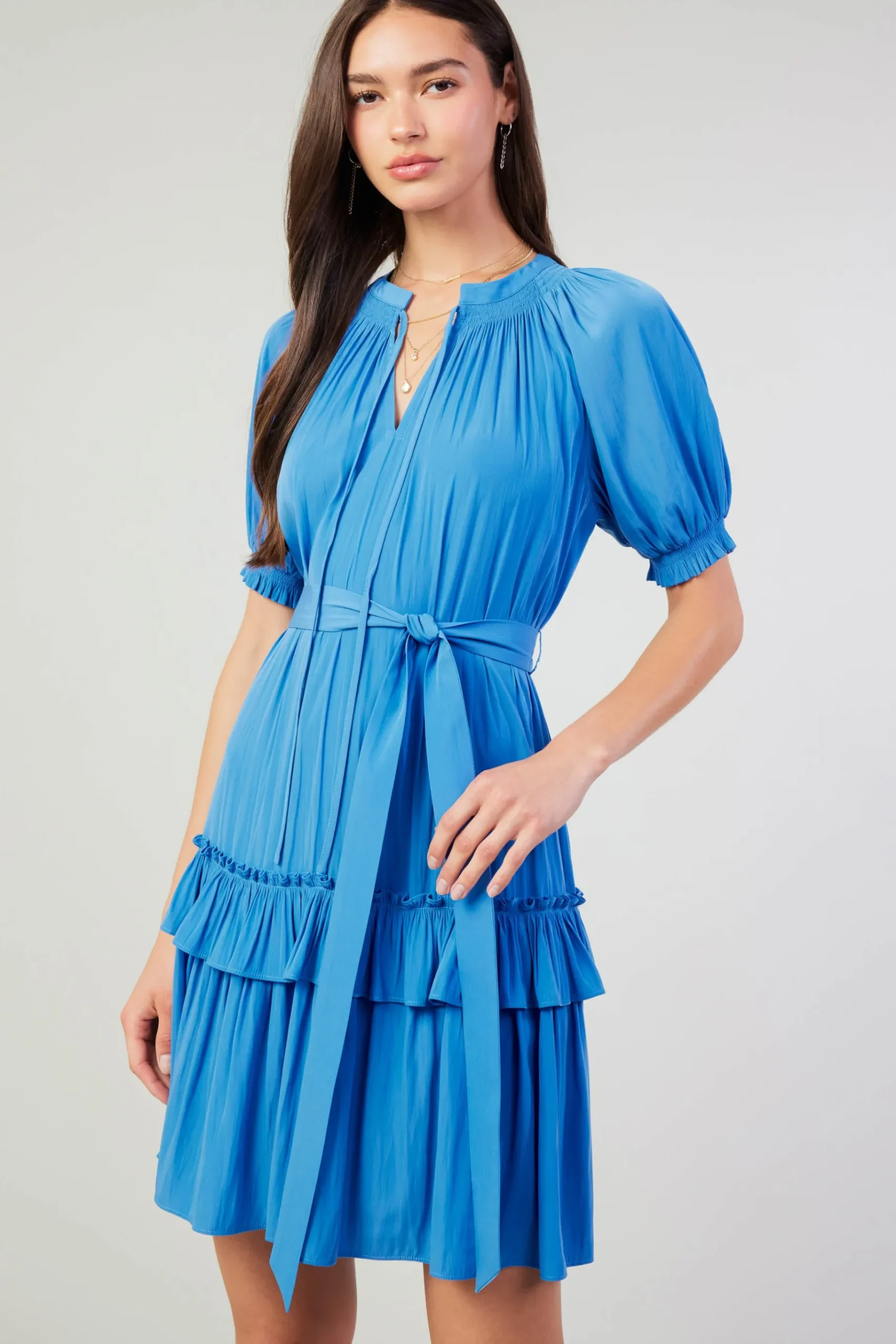 Best Coletta Smocked Yoke Mini Dress Women Mini Dresses