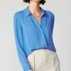 Fashion Collared Buttondown Shirt Women Long Sleeve Tops