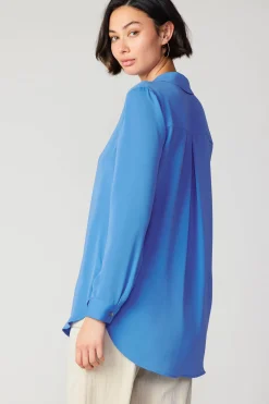 Fashion Collared Buttondown Shirt Women Long Sleeve Tops