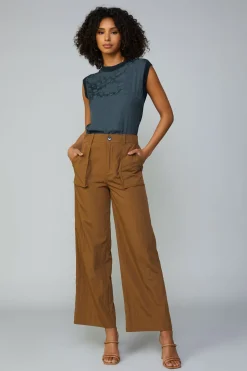 Sale Contrast Crewneck Top Women Sleeveless Tops | Sweaters