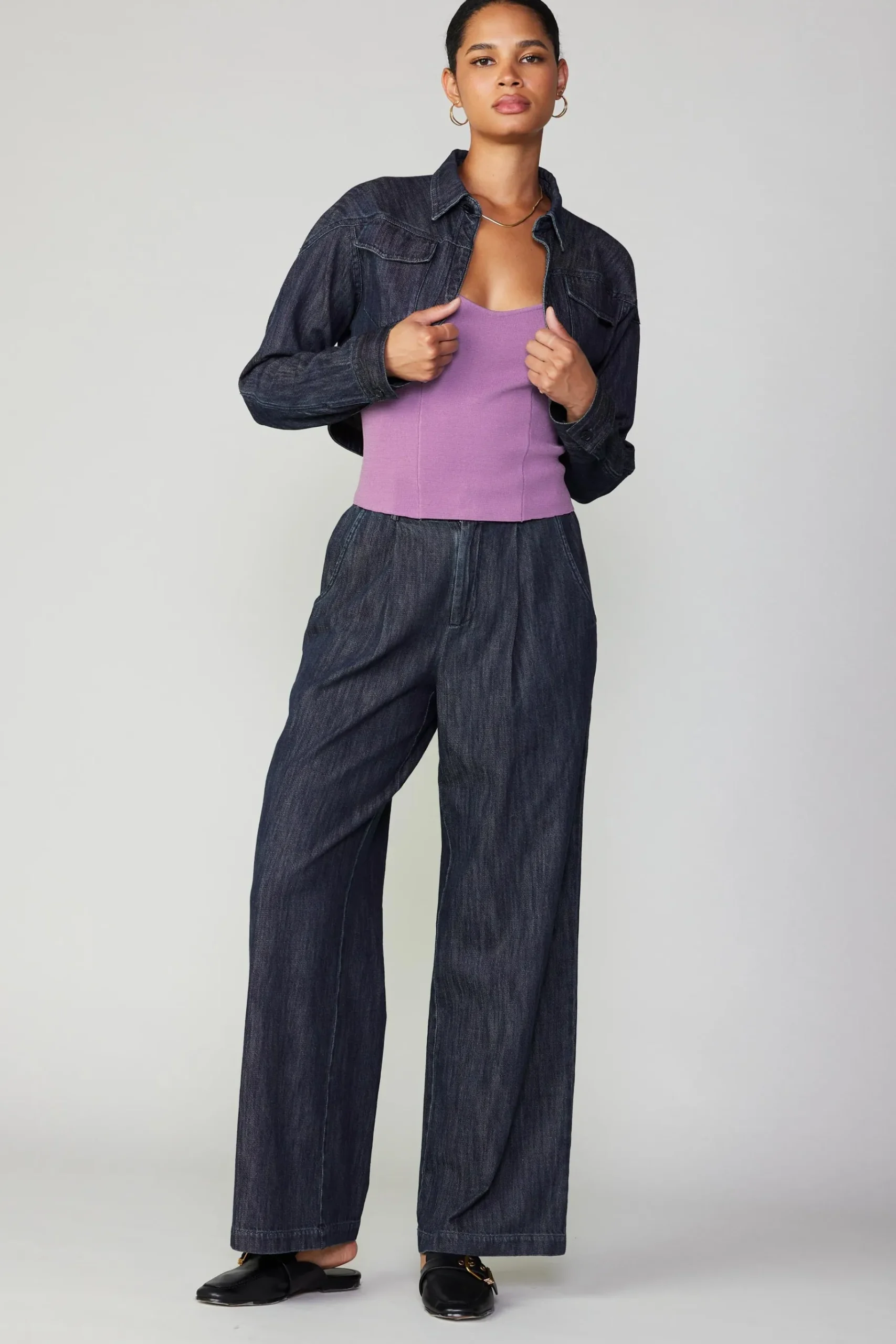 New Cropped Denim Jacket Women Coats & Jackets