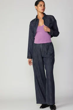 New Cropped Denim Jacket Women Coats & Jackets