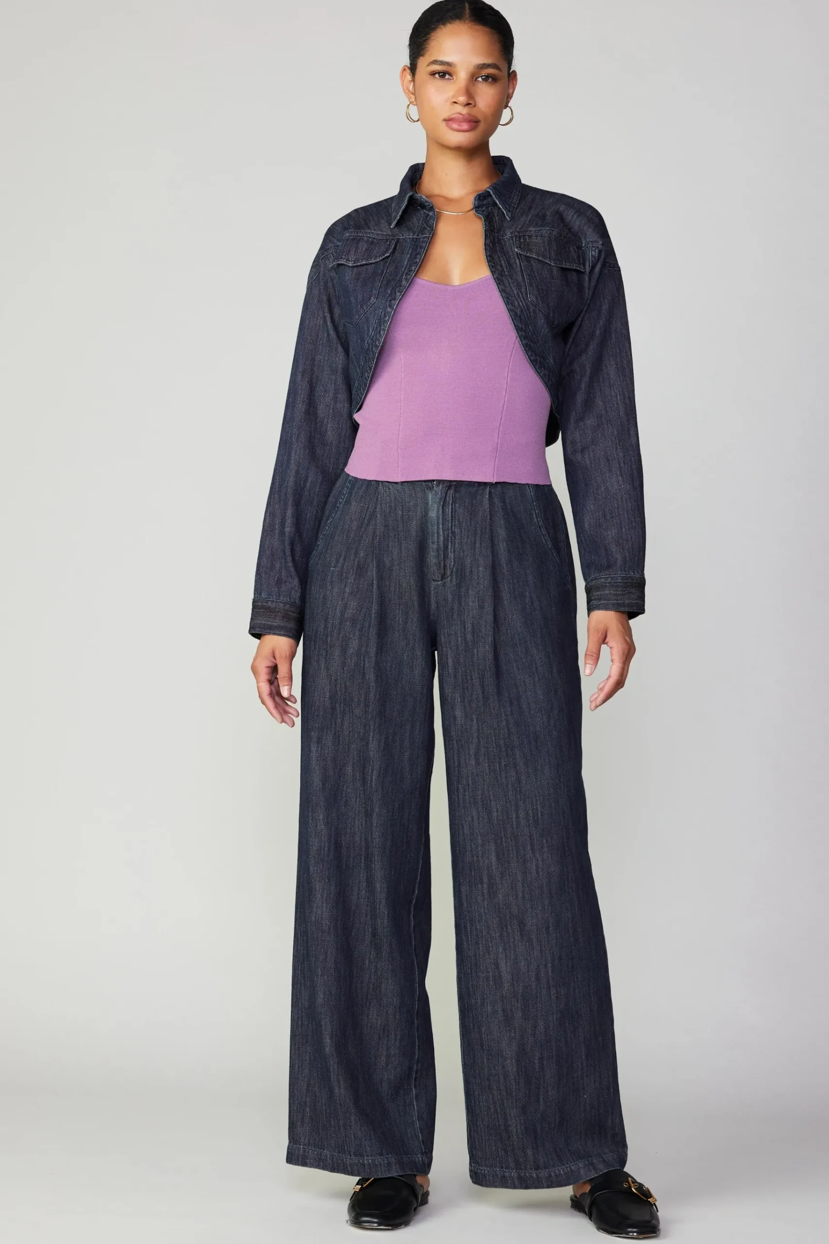 New Cropped Denim Jacket Women Coats & Jackets