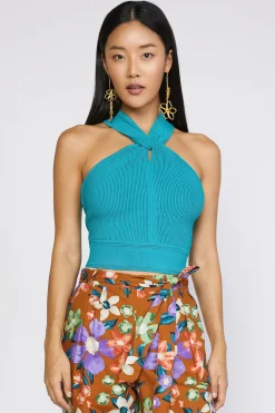 Online Cross Sweater Tank Top Women Sleeveless Tops | Sweaters