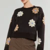 Outlet Daisy Embroidered Sweater Women Knitwear | Sweaters