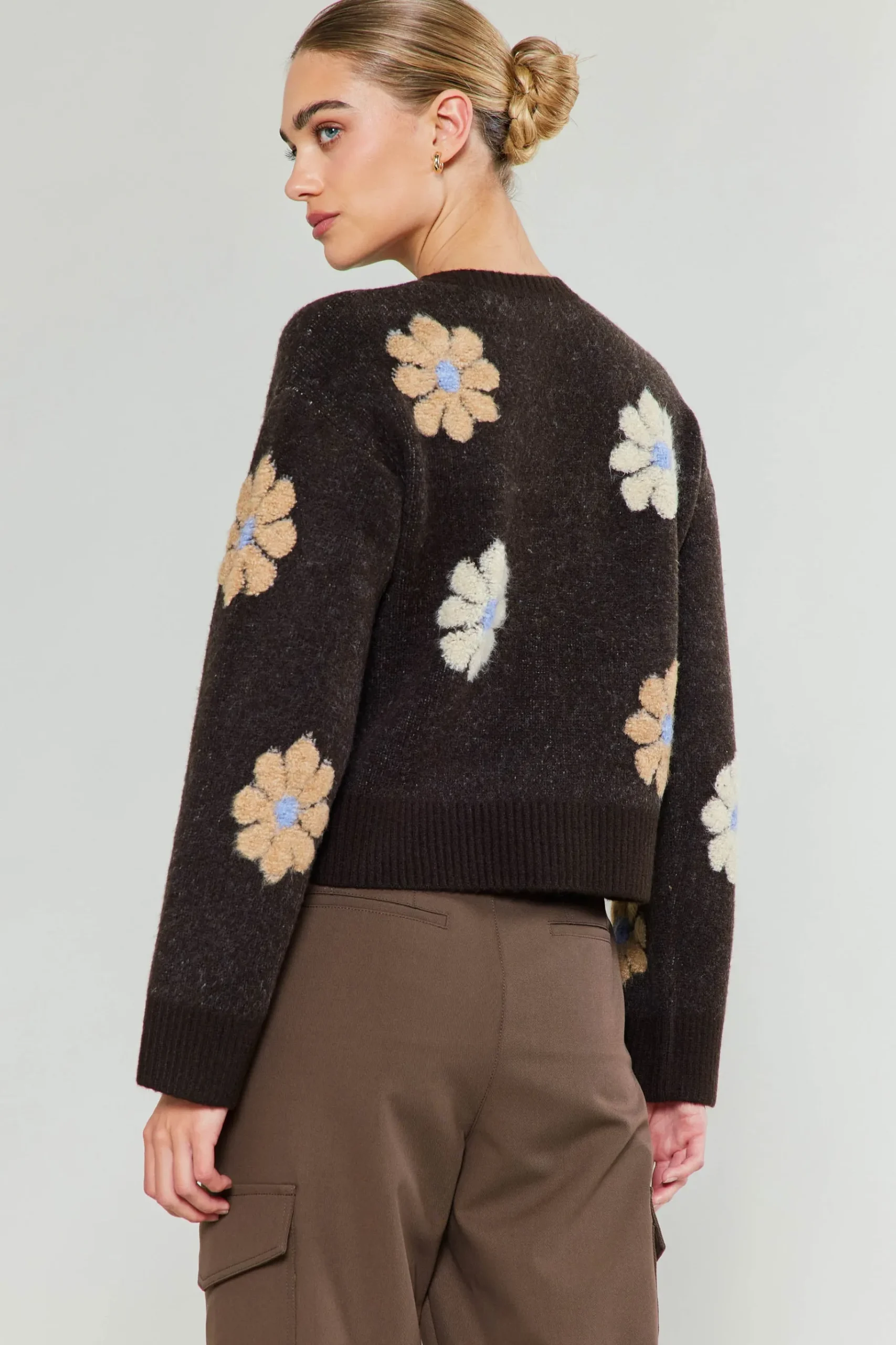 Outlet Daisy Embroidered Sweater Women Knitwear | Sweaters