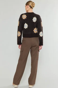 Outlet Daisy Embroidered Sweater Women Knitwear | Sweaters