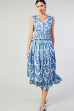 Clearance Daisy Jacquard Maxi Dress Women Maxi Dresses