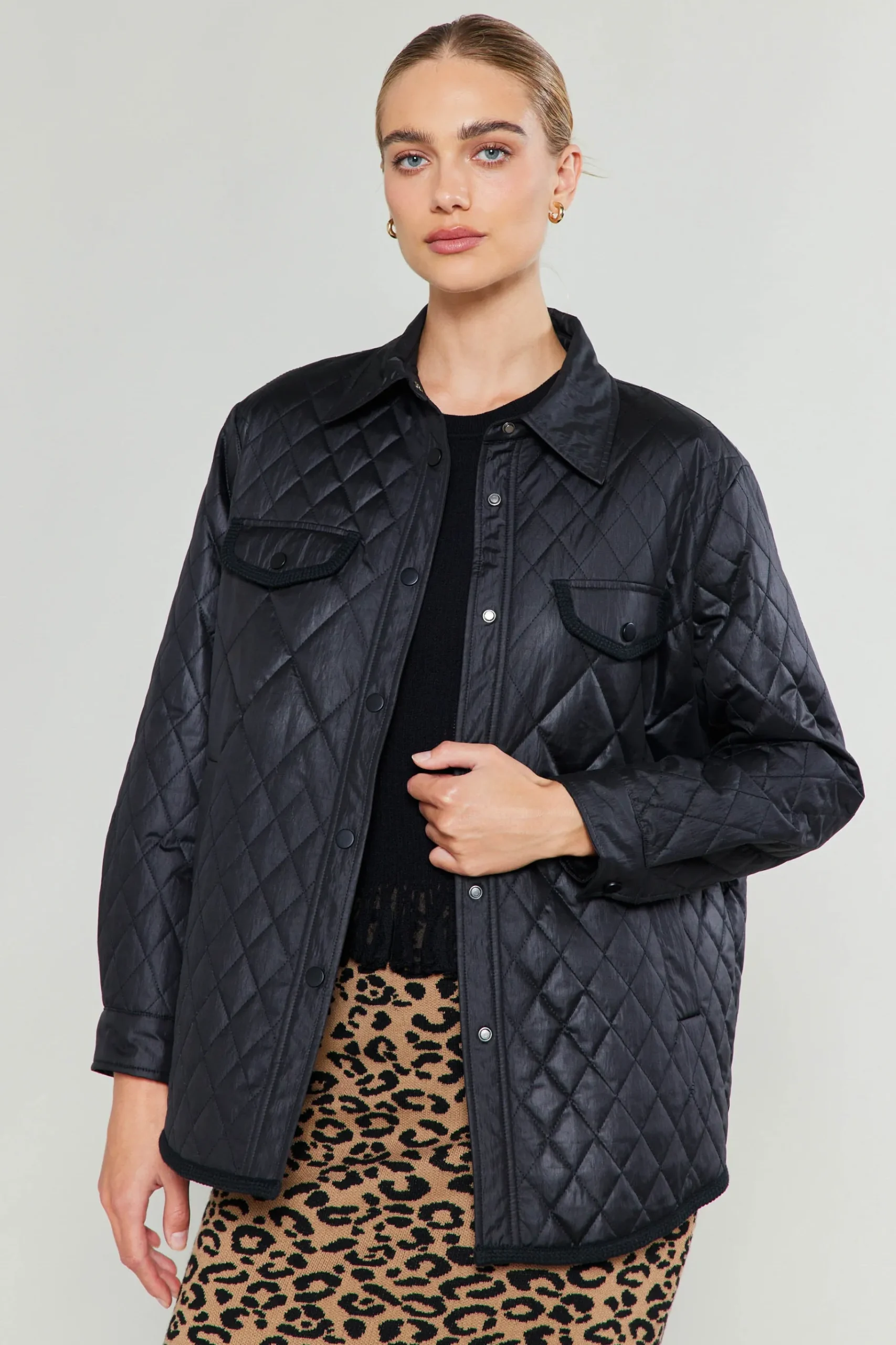 New Diamond Quilted Jacket Women Coats & Jackets