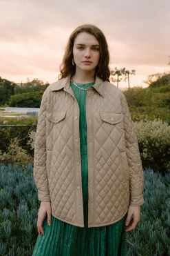 Outlet Diamond Quilted Jacket Women Coats & Jackets
