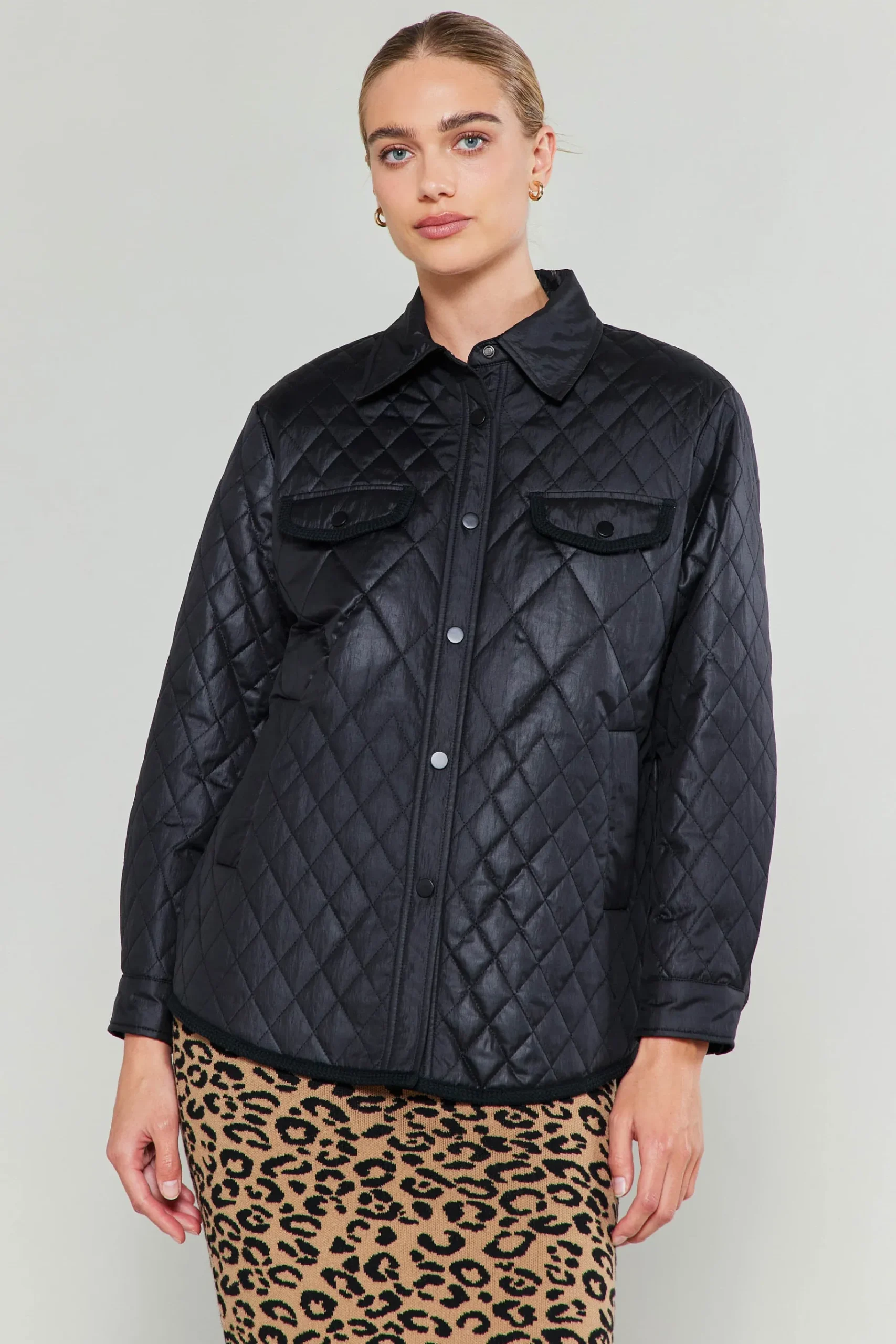 New Diamond Quilted Jacket Women Coats & Jackets