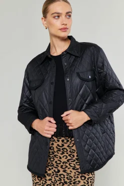 New Diamond Quilted Jacket Women Coats & Jackets