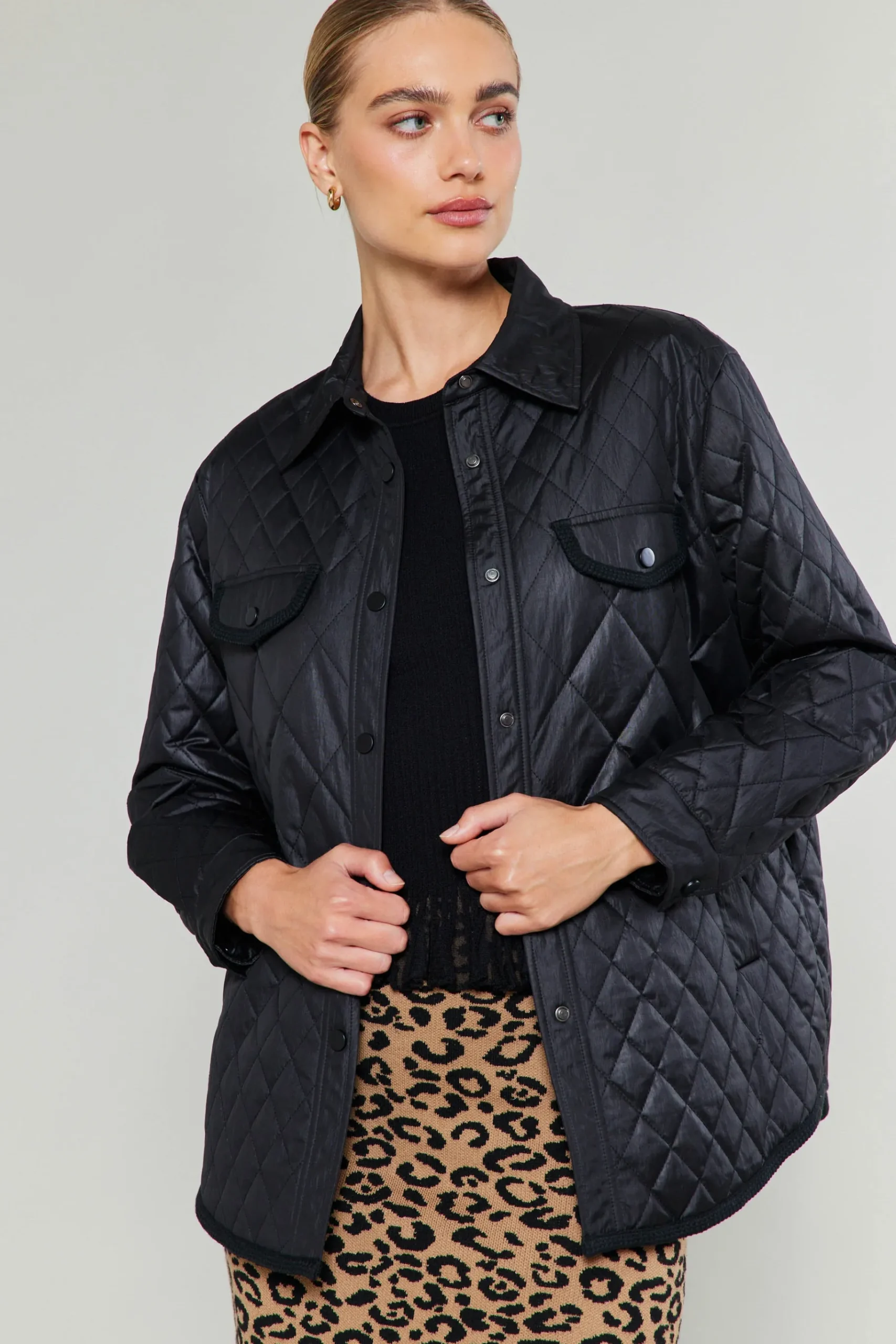 New Diamond Quilted Jacket Women Coats & Jackets