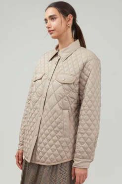 Outlet Diamond Quilted Jacket Women Coats & Jackets
